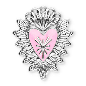 Coeur sacré rose