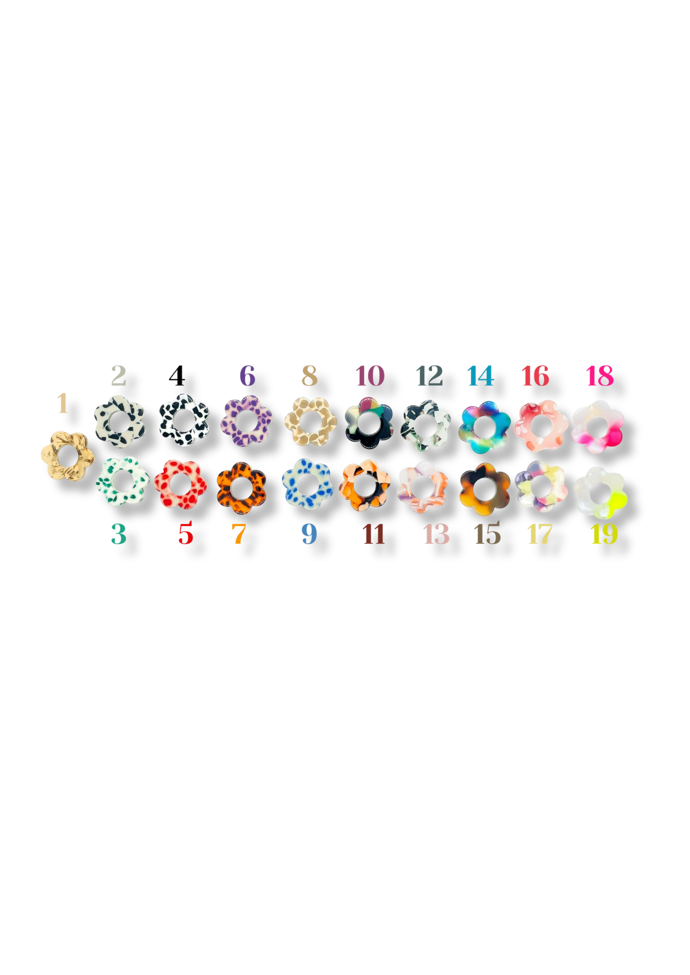 Boucles d'oreilles Flora Nuance