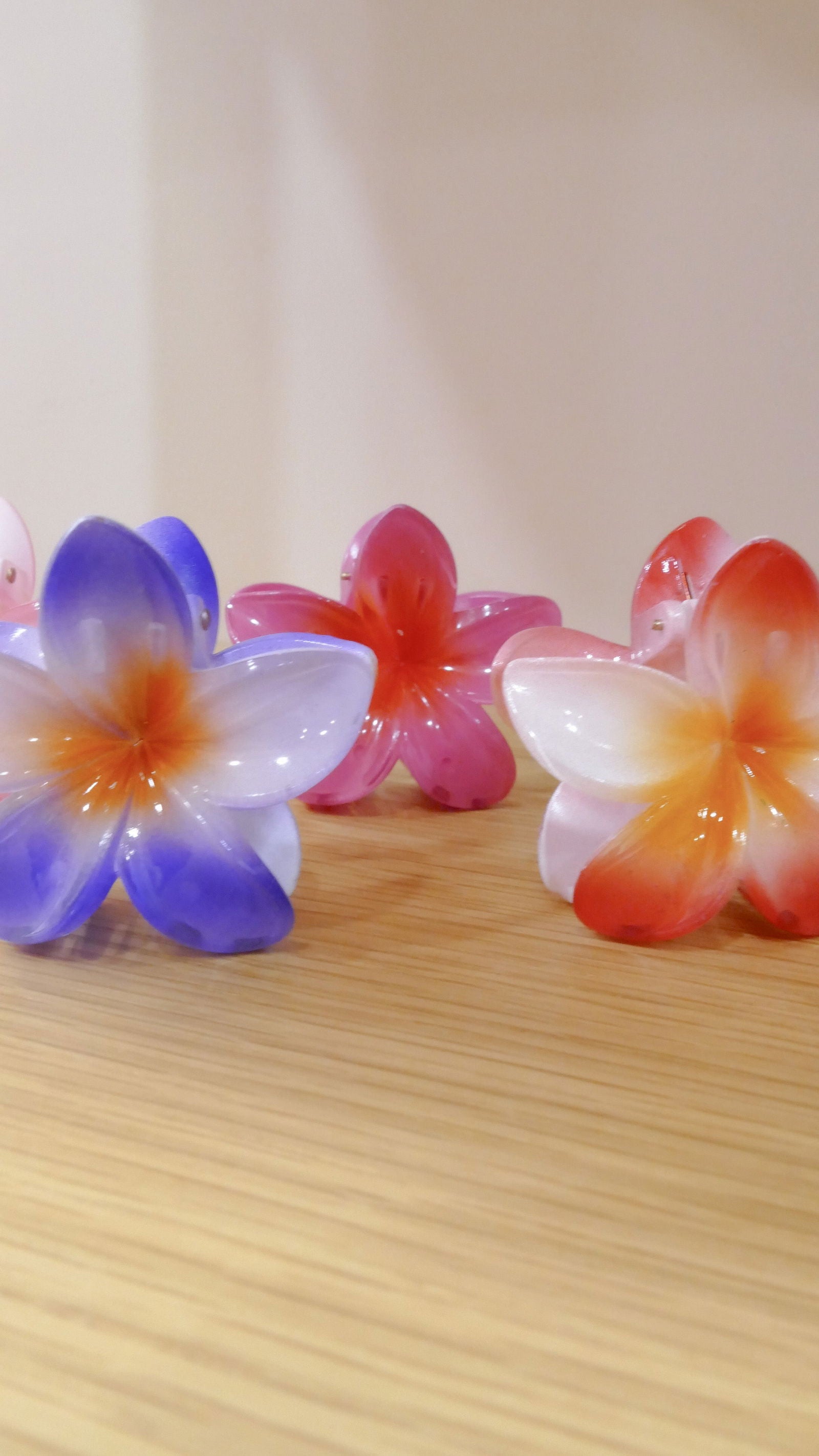 Pinces mini fleurs tiaré - Atelier 628