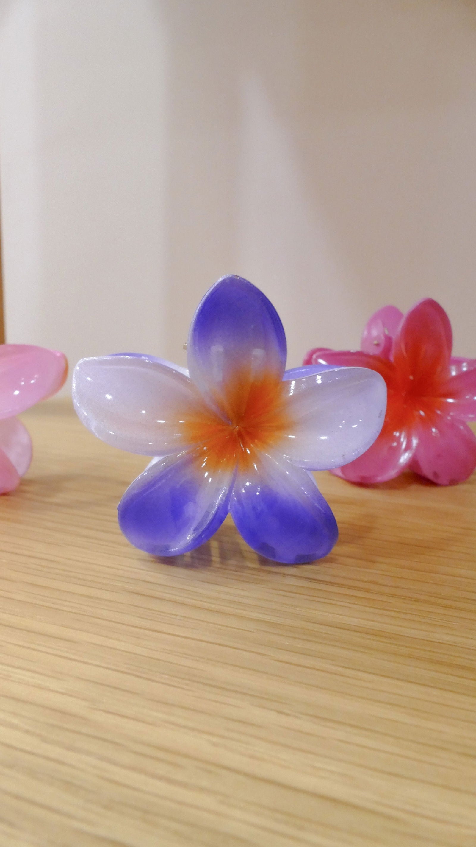 Pinces mini fleurs tiaré - Atelier 628