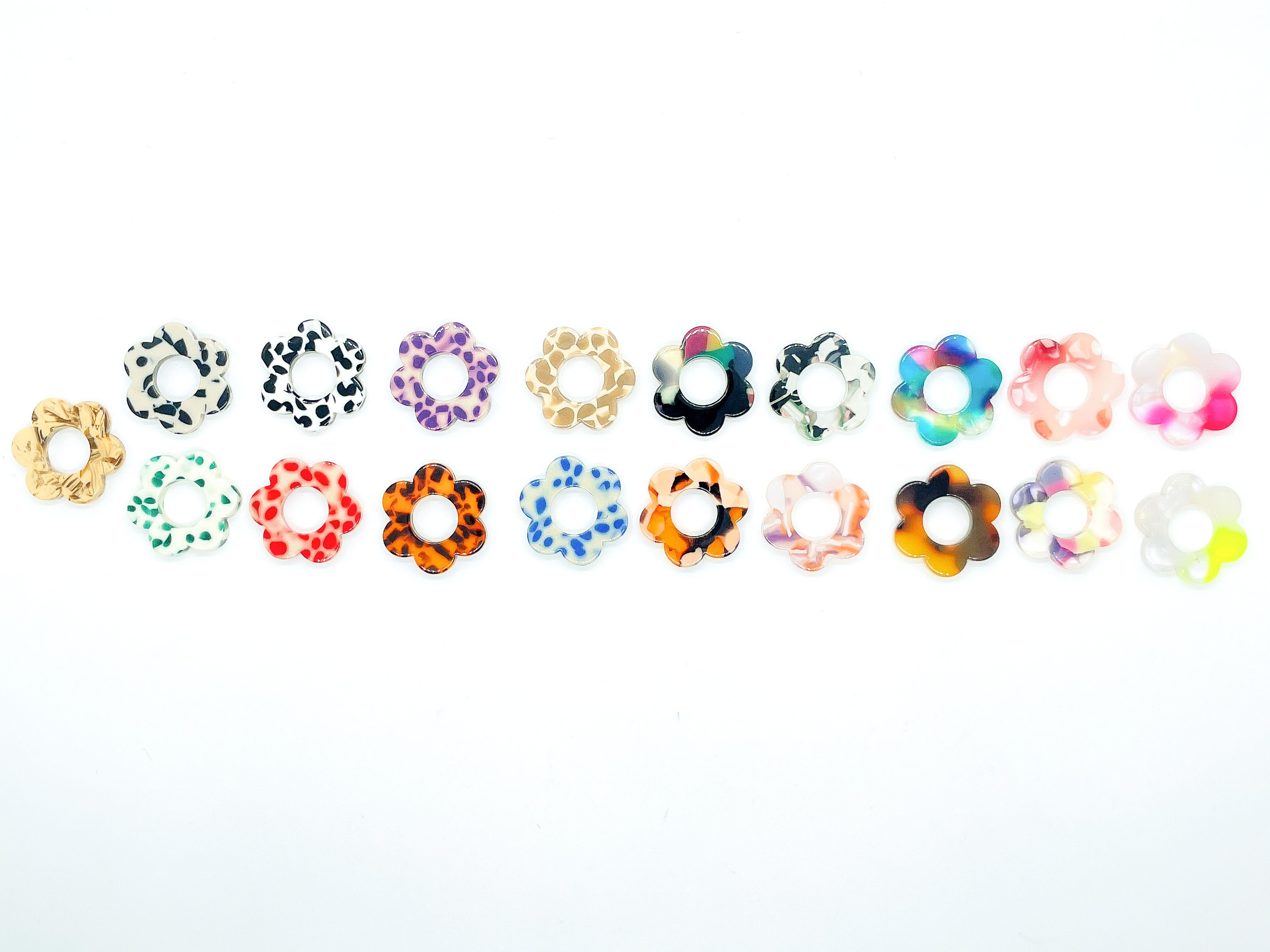 Fleurettes interchangeable nuancées