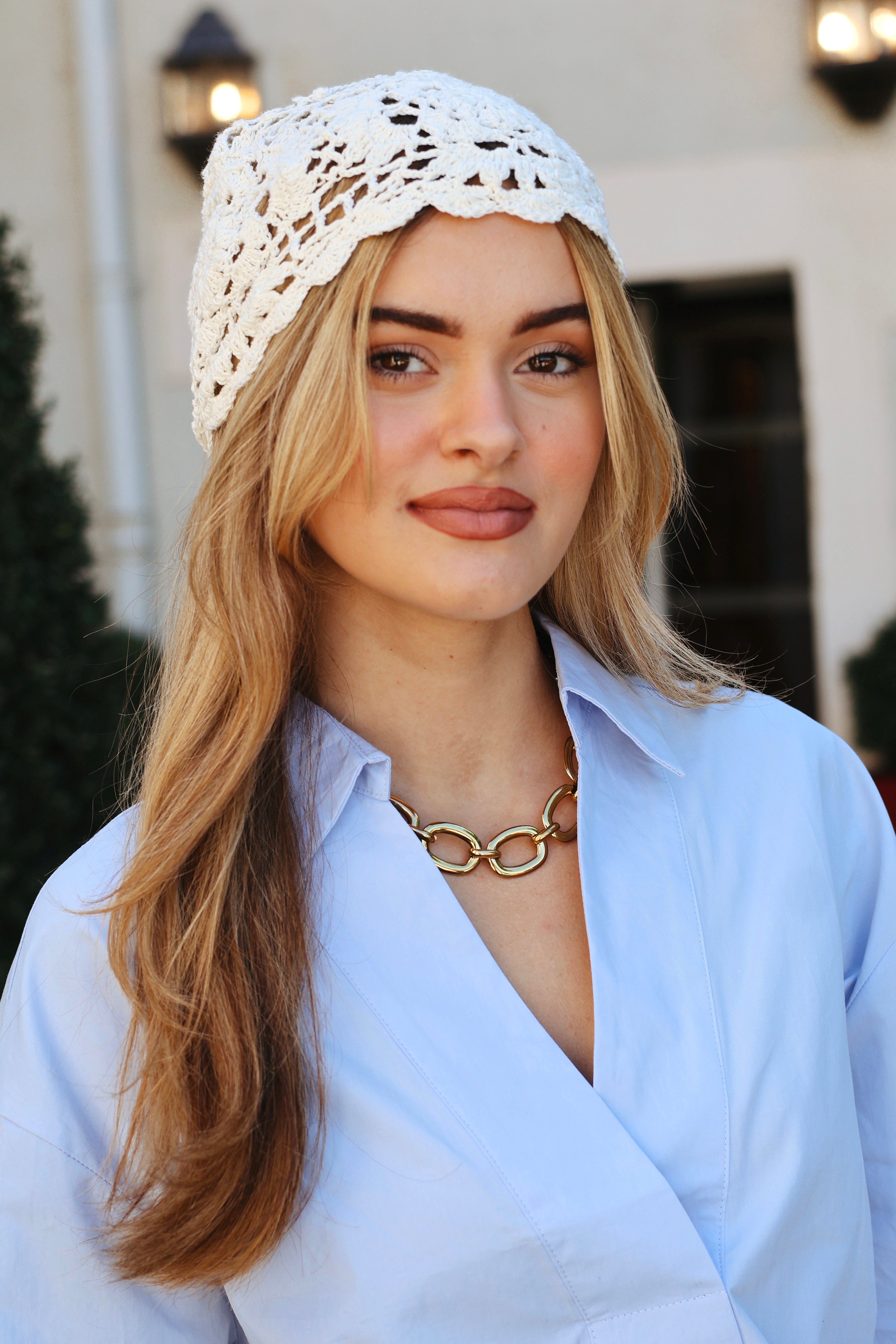 Bonnet crochet été