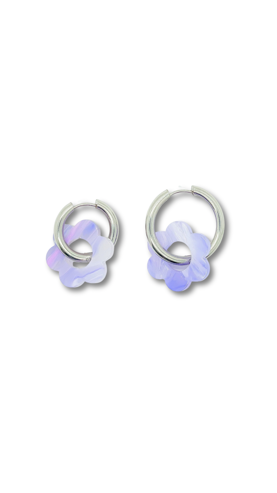 Boucles d'oreilles Flora Nacre