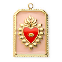 Coeur ex-voto rose