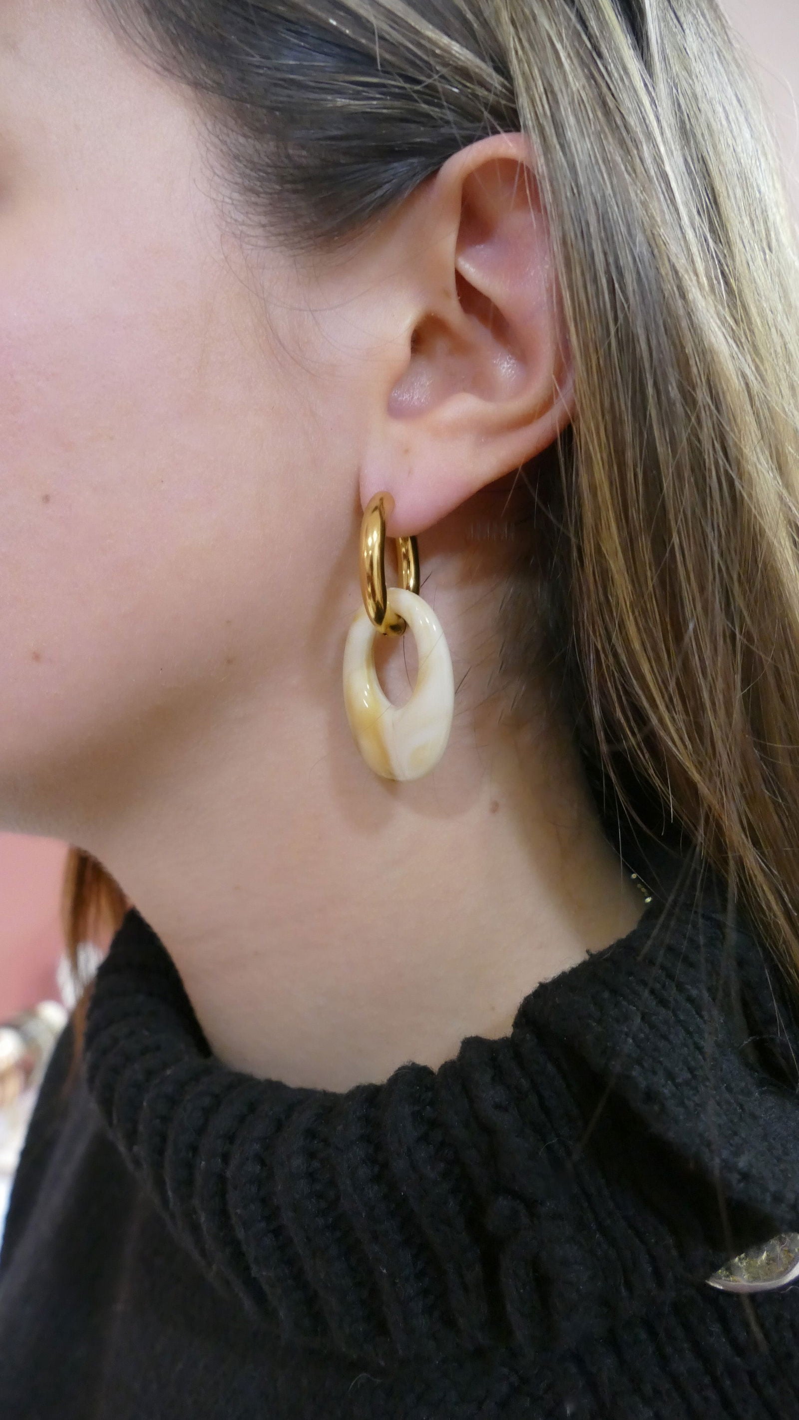 Boucles d'oreilles Ovalette - Atelier 628