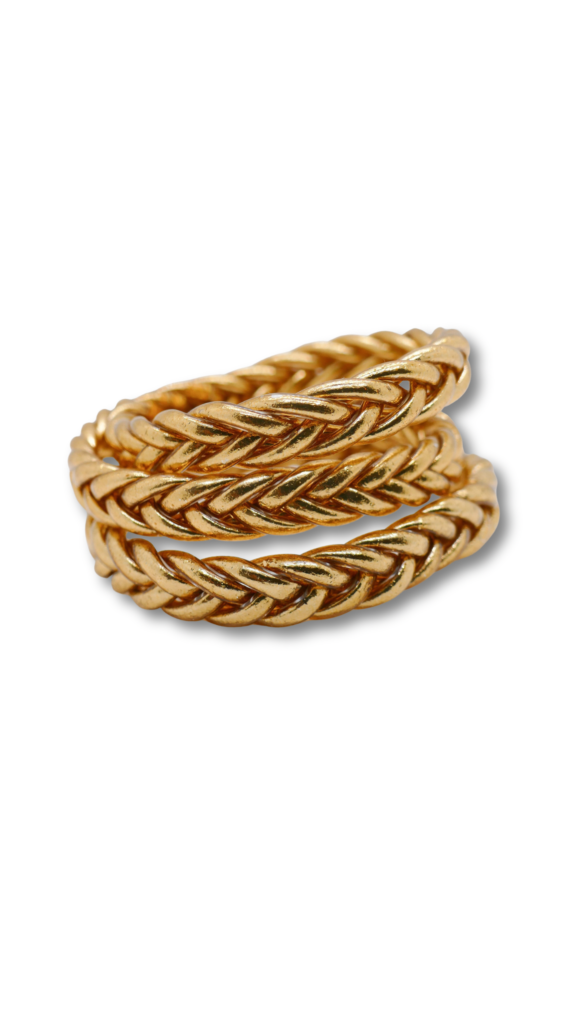 Jonc Bouddhiste Tressé Mantra