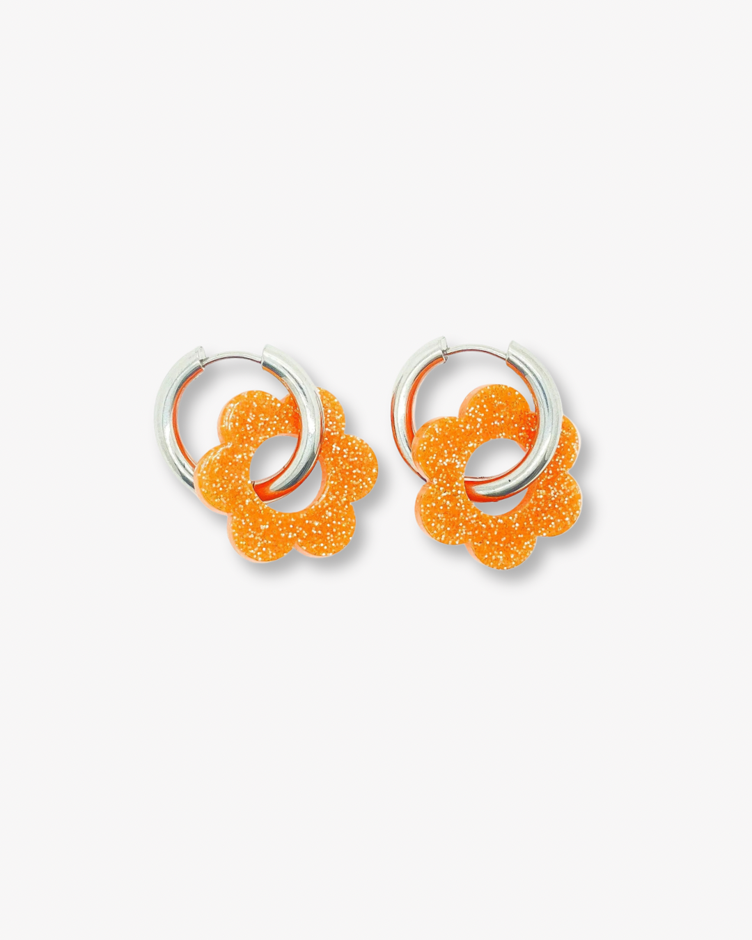 Boucles d'oreilles Flora Paillette