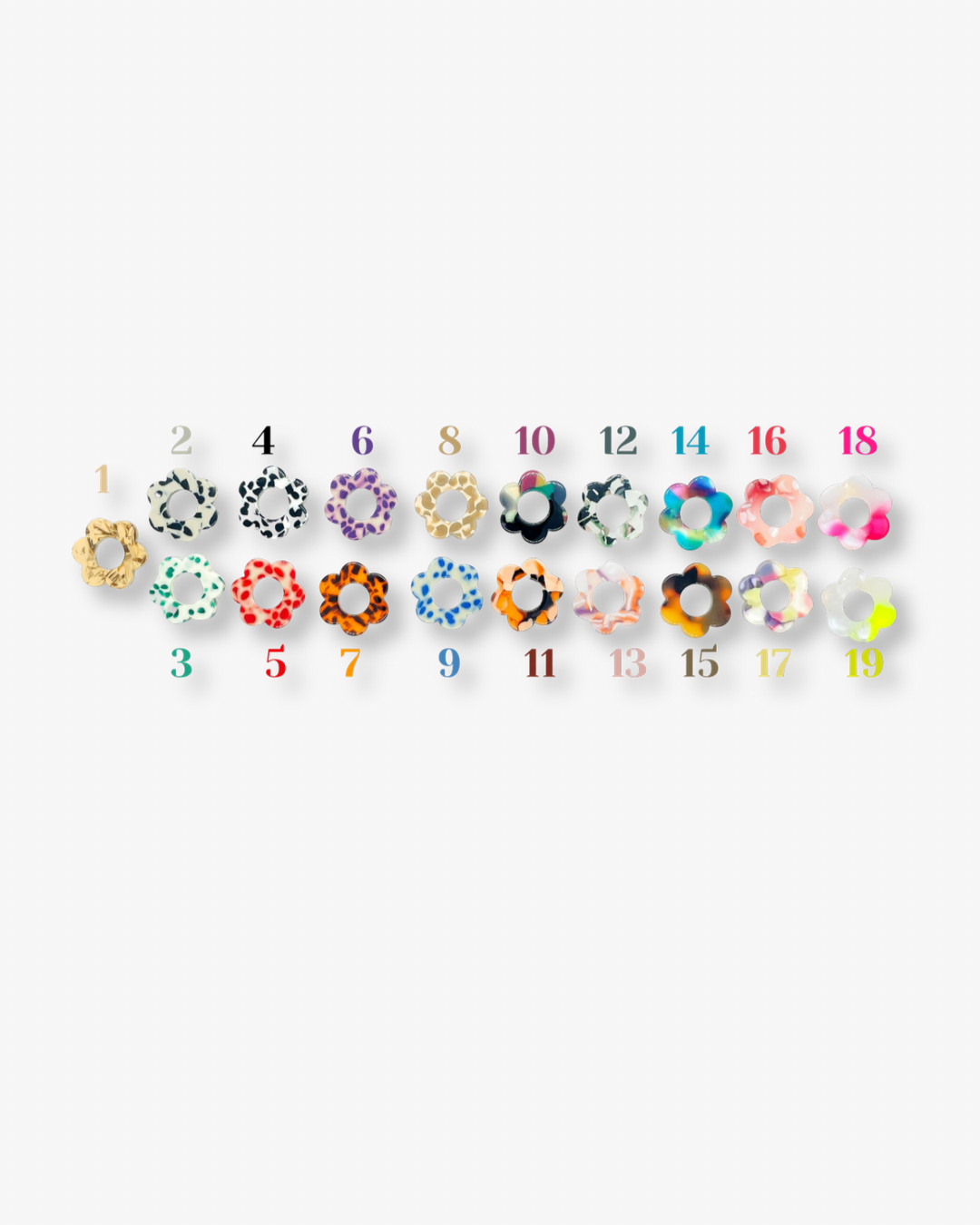Boucles d'oreilles Flora Nuance