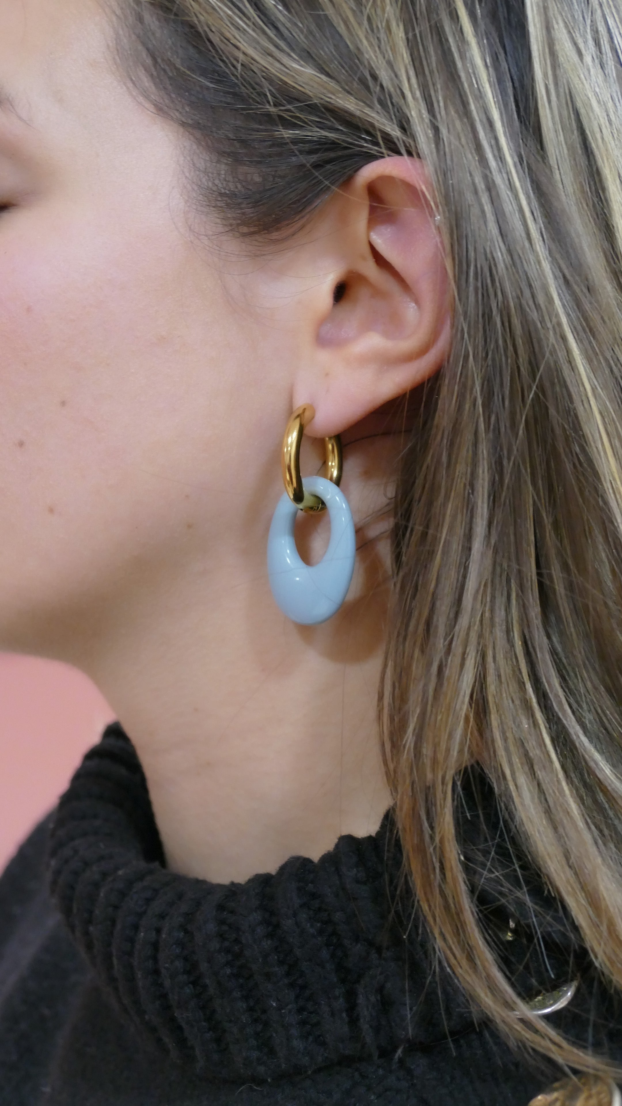 Boucles d'oreilles Ovalette